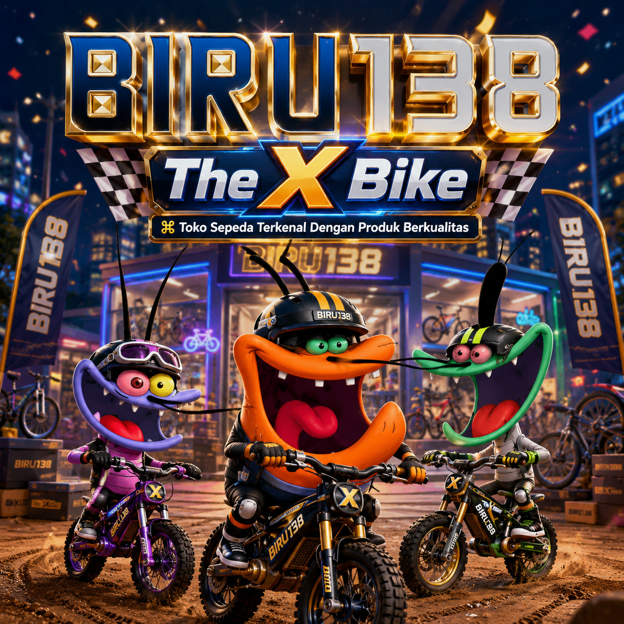 BIRU138 The X Bike ⌘ Toko Sepeda Terkenal Dengan Produk Berkualitas